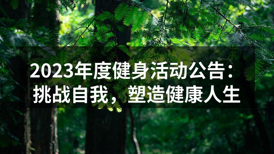 健身活动现场氛围热烈